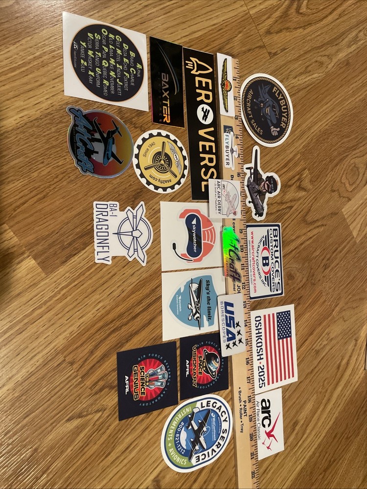 Aviation Sticker Lot