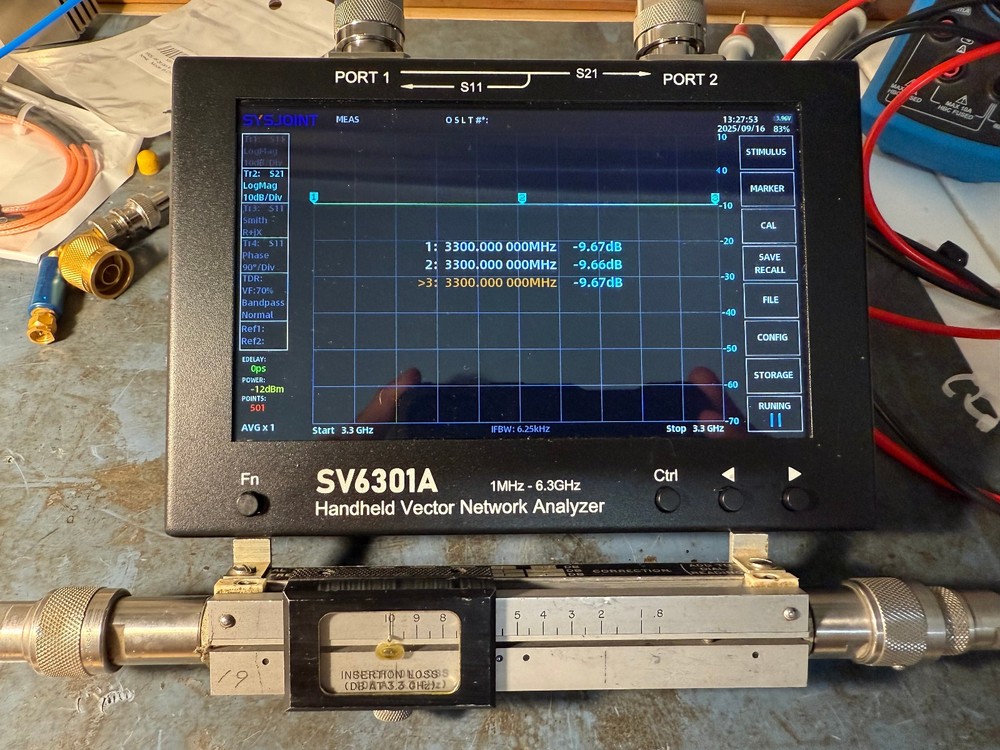 WEINSCHEL SLIDE VARIABLE ATTENUATOR MODEL 2833-1