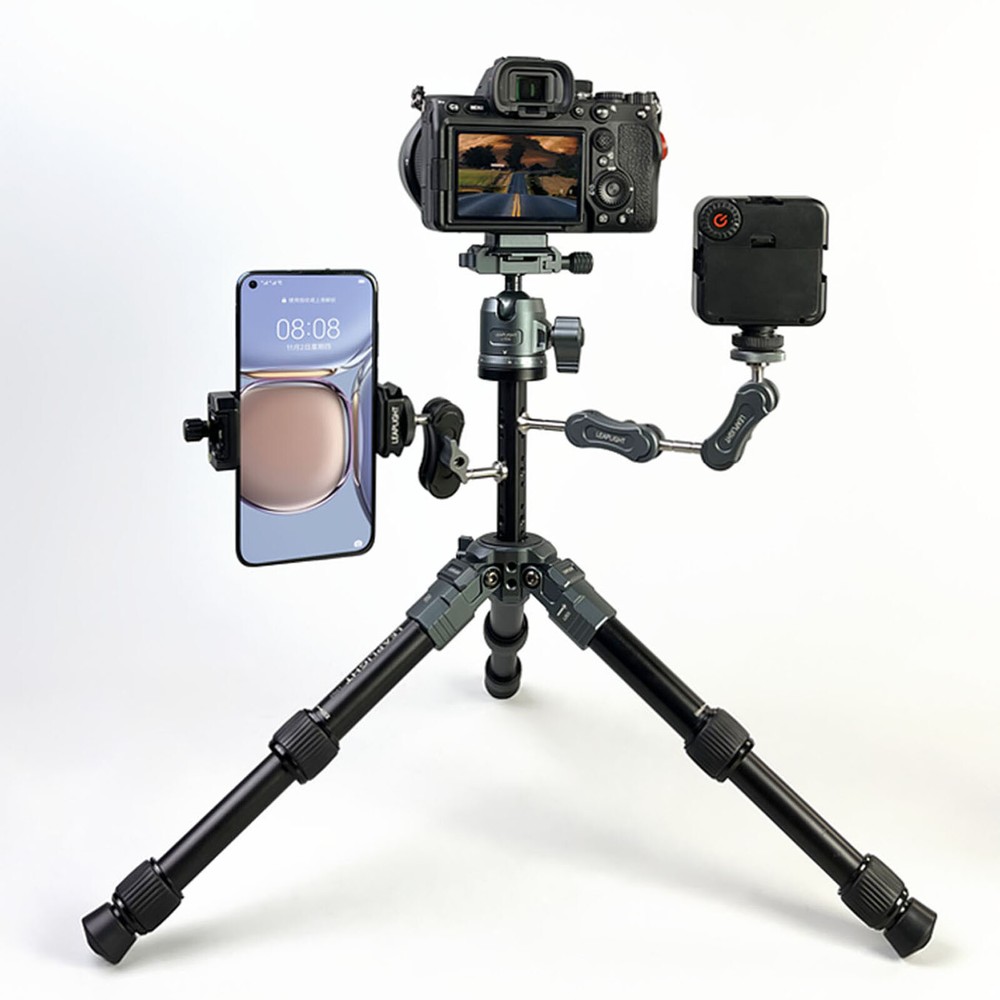 360 Rotating Panoramic Portable Tripod Ball Head Mount Quick Release Heavy Duty