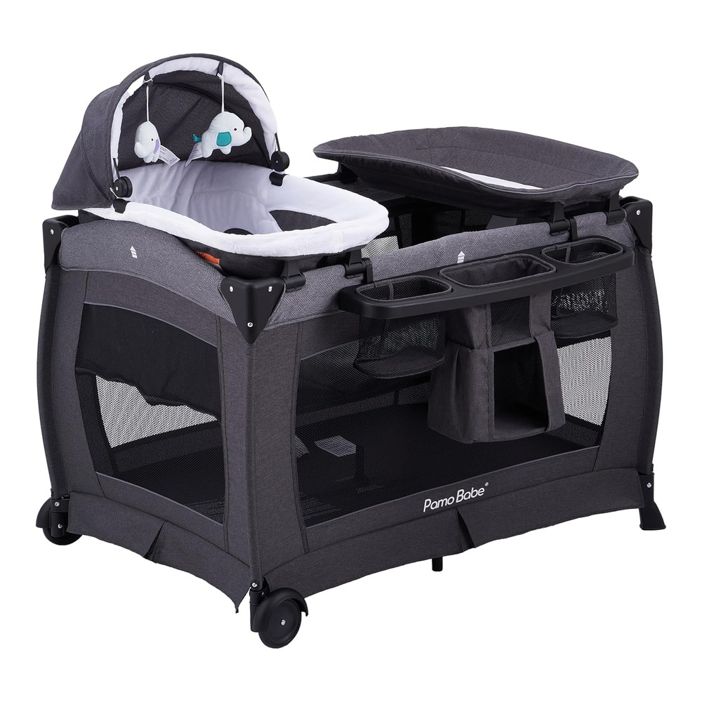 Portable Playpen Foldable Playard w/Mattress, Changing Table