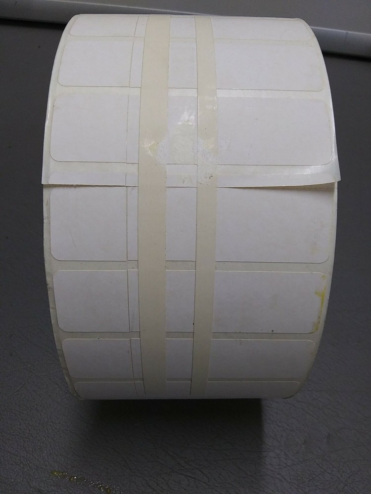 Roll Labels White Split Label 3 1/2 by 1 New no BOX