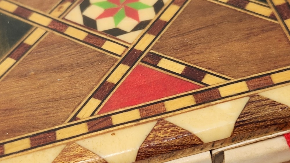 Wood Matchbox Holder VTG