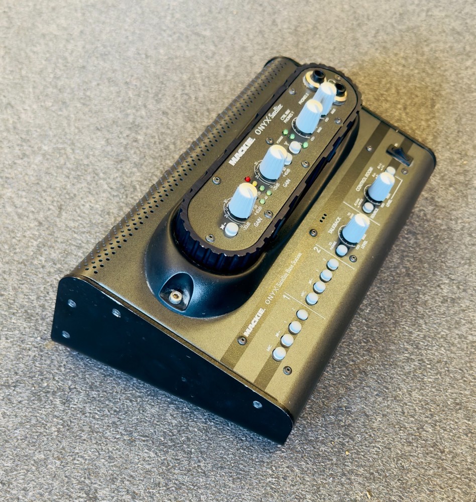 Mackie Satellite System FireWire 2-channel Audio Interface, pod and base