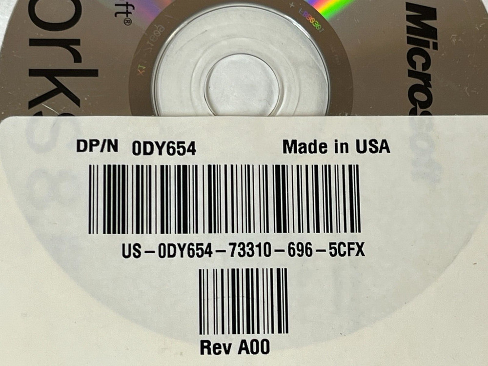 DELL MICROSOFT WORKS 8.5 CD SOFTWARE - BRAND NEW