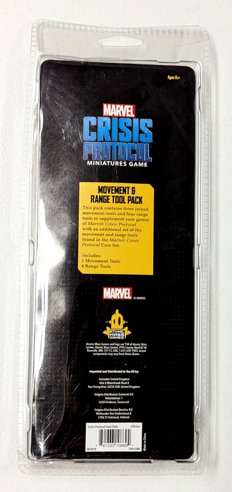Marvel: Crisis Protocol - MOVEMENT & RANGE TOOL PACK - Sealed New