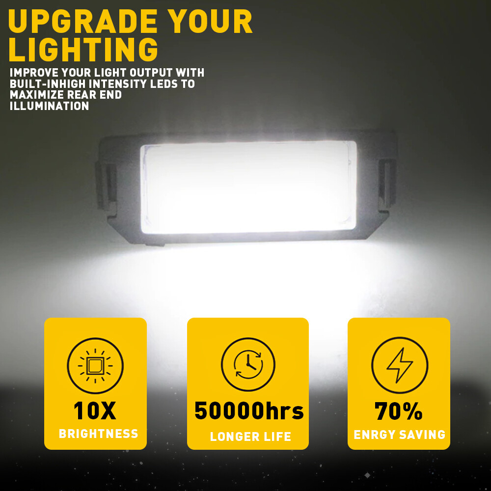 For 2010-2016 Hyundai Genesis Coupe White LED License Plate Light Accessories US