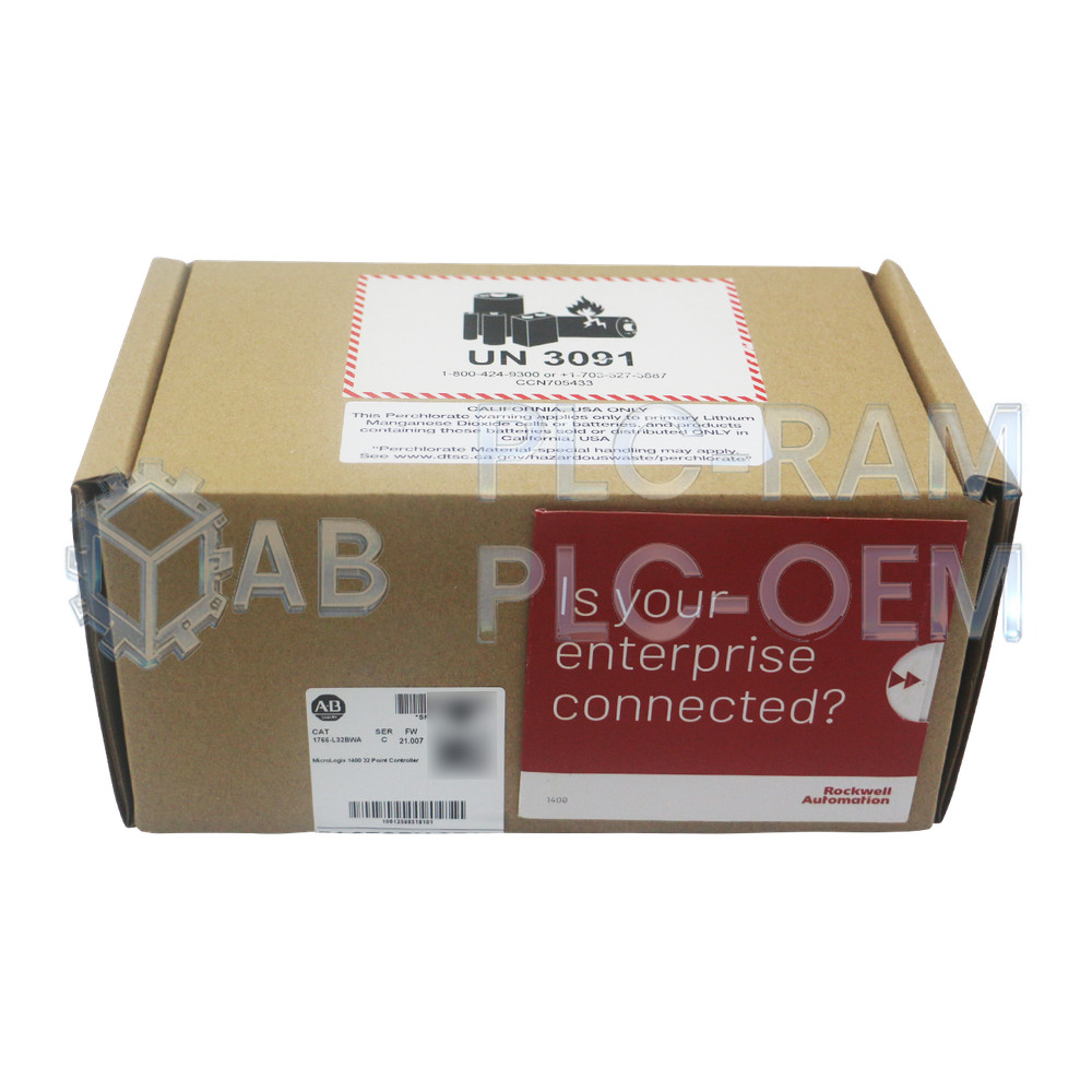 New Allen Bradley 1766-L32BWA MicroLogix1400 32 Point ControllerUPS Shipping
