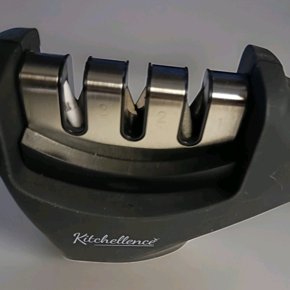 Kitchellence 3-Stage Kitchen Knife Sharpener. Used.