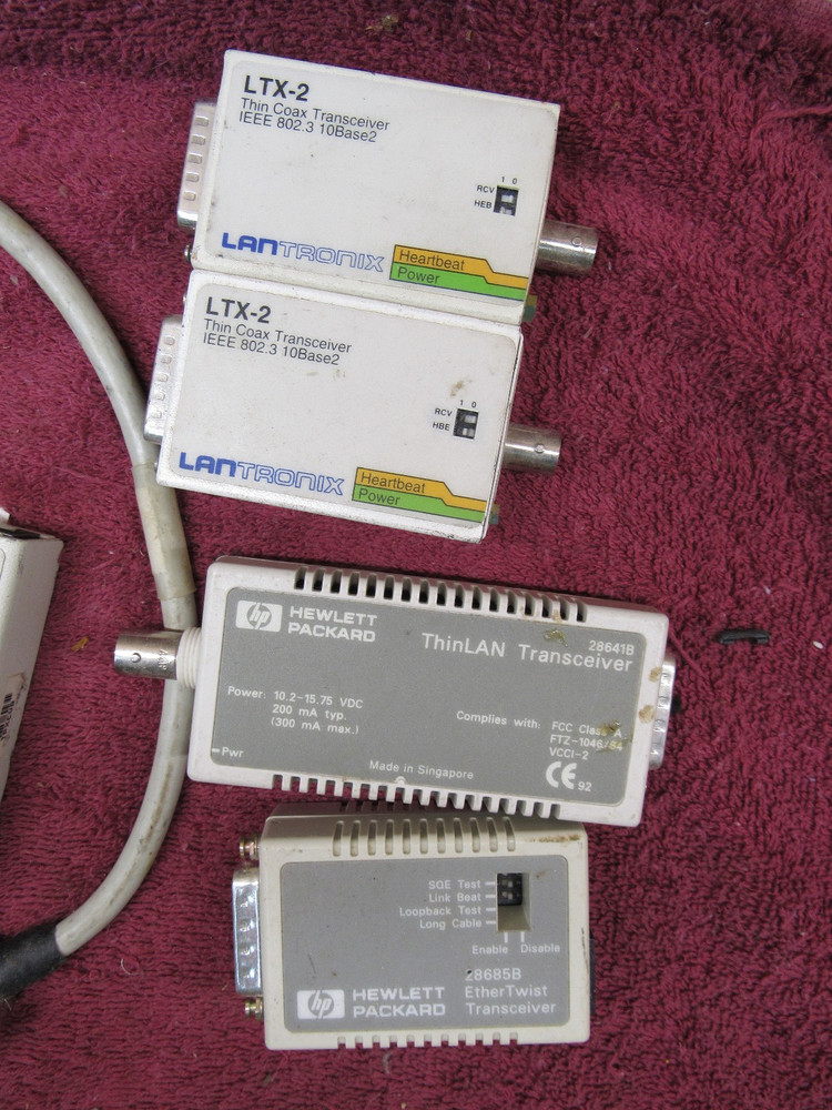 LOT CentreCOM MX10 MX20T 210T LTX02 HP thinLAN 3Com Transceiver replacement