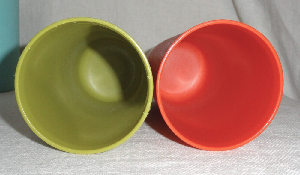 6 Tupperware Stackable Tumblers ~ Cups 873 - 16 ~ Assorted Colors