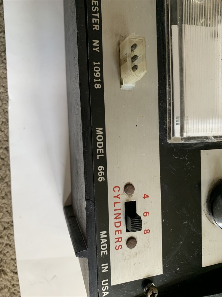 Instrument Design Engine Analyzer Model-666 4-8 Cylinders Untested