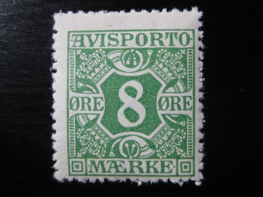 DENMARK Sc. #P14 scarce mint stamp! SCV $40.00