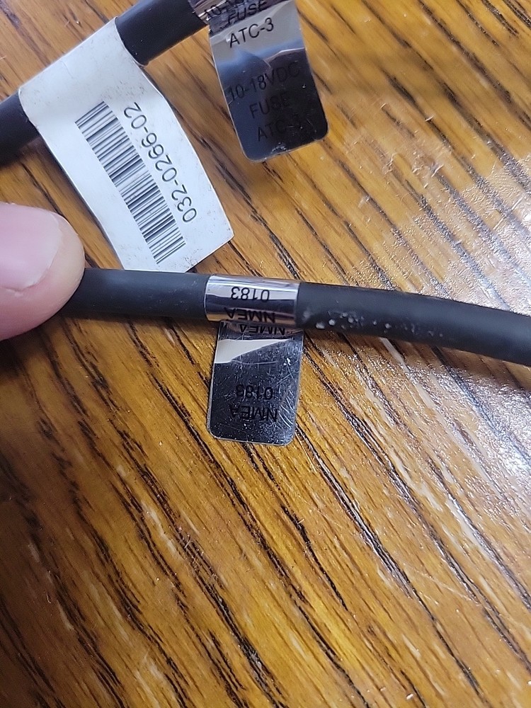 Lowrance Blue End Power Cable