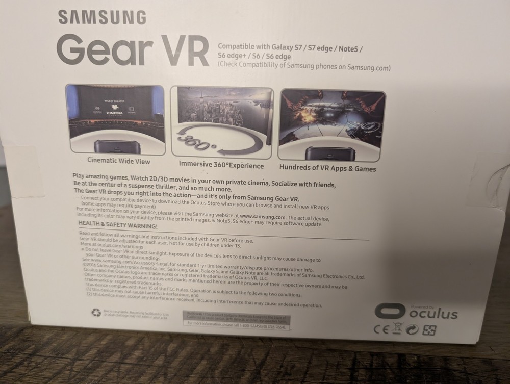 Samsung Gear VR Oculus 2016 - A090548 - - Galaxy/Edge/Note