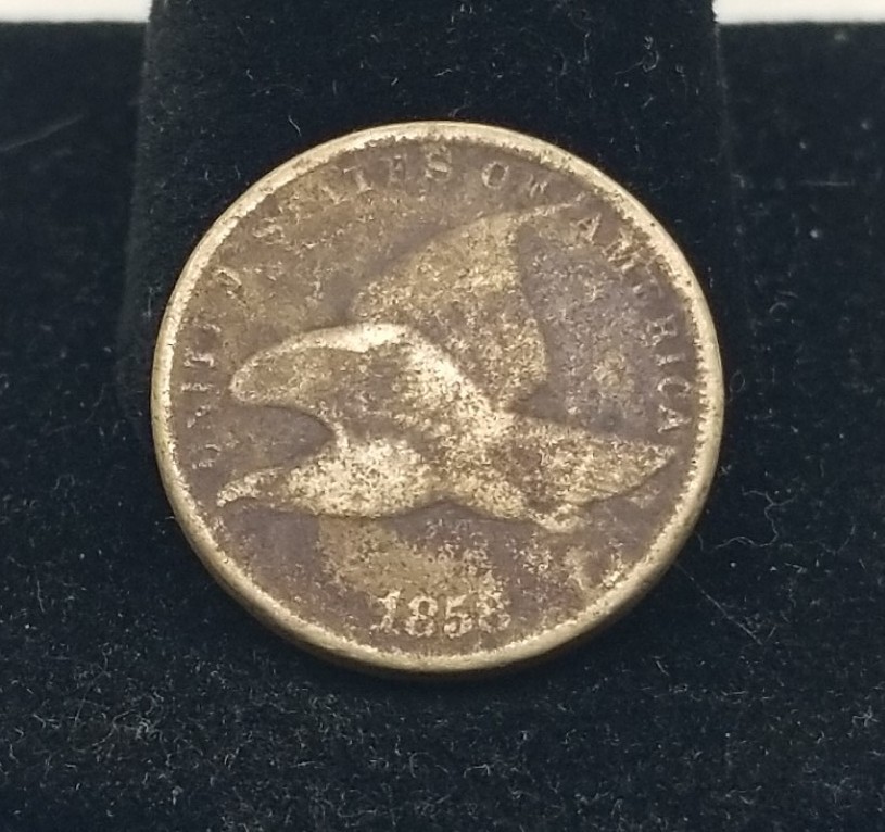1858 Flying Eagle Cent Penny #20720