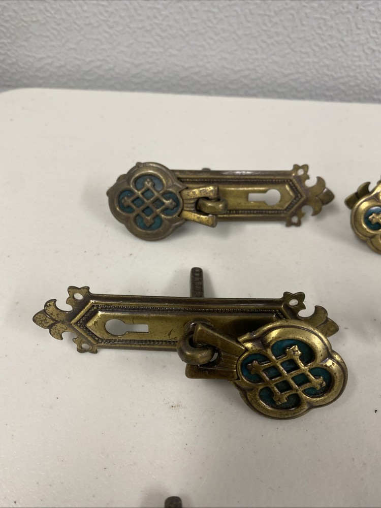 Draw Cabinet Metal 4" drop Handle Bundle X 12 used @E