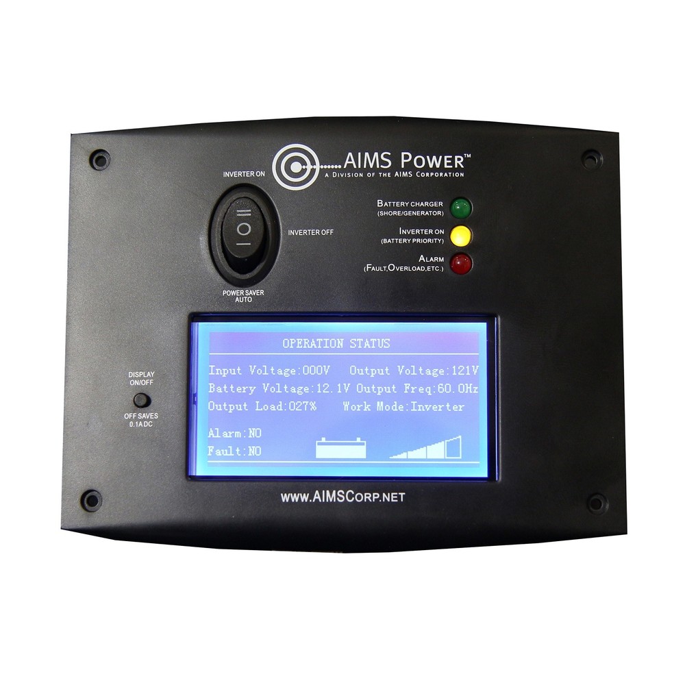 AIMS REMOTELF LCD Remote Panel for select Power Inverters