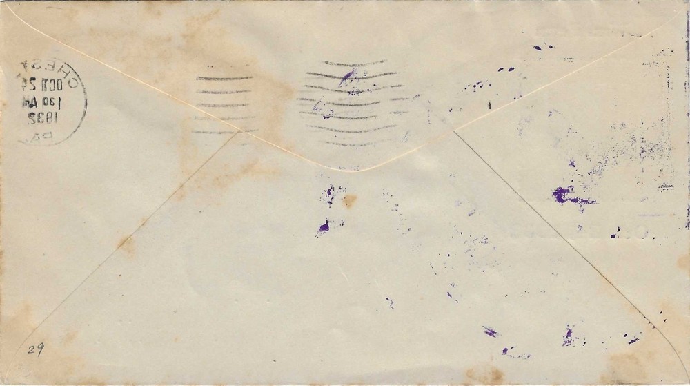 FDC 724-9a Roessler censored cachet