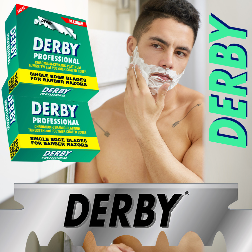 1000 Derby Professional Single Edge Razor Blades