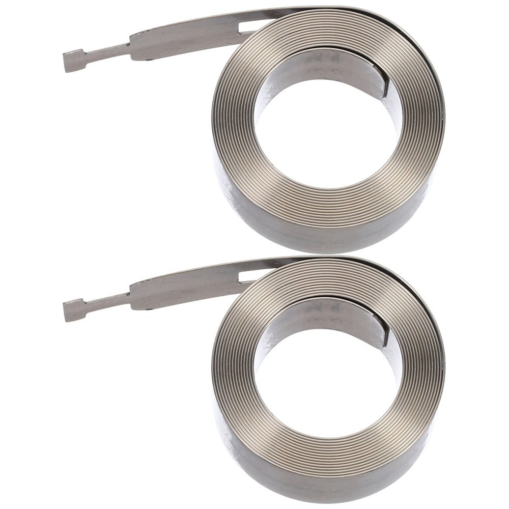 2pcs Window Coil Spring Flat Tension Spring Hardware 47x0.5" for Folding Window