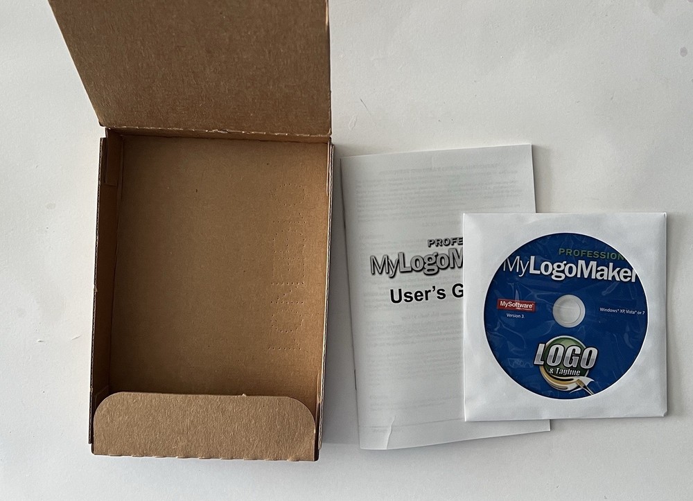 Professional MyLogoMaker Logo & Tagline Software CD-ROM v.3 Windows 7, XP, Vista