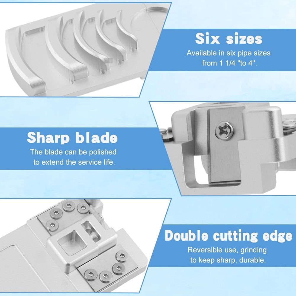 Deburring Tool for PVC Pipe, Plumbing Tools, Professional Plastic Pipe Deburring