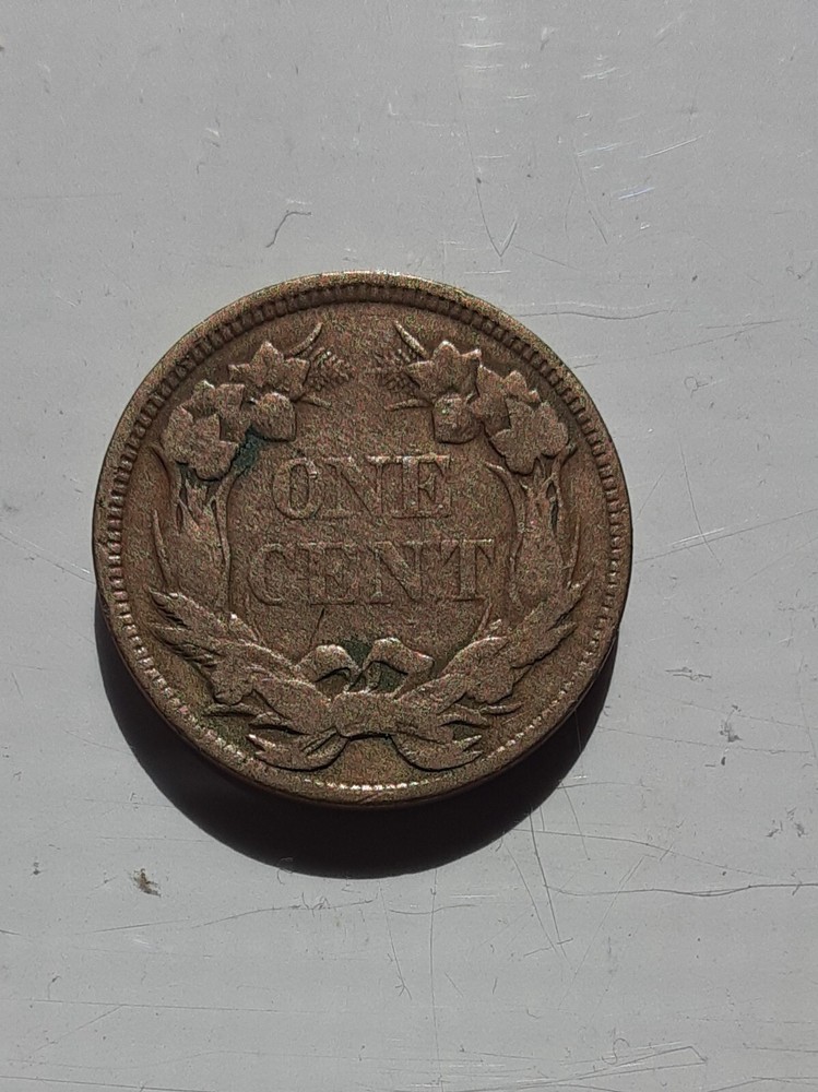 1857 flying eagle cent good condition