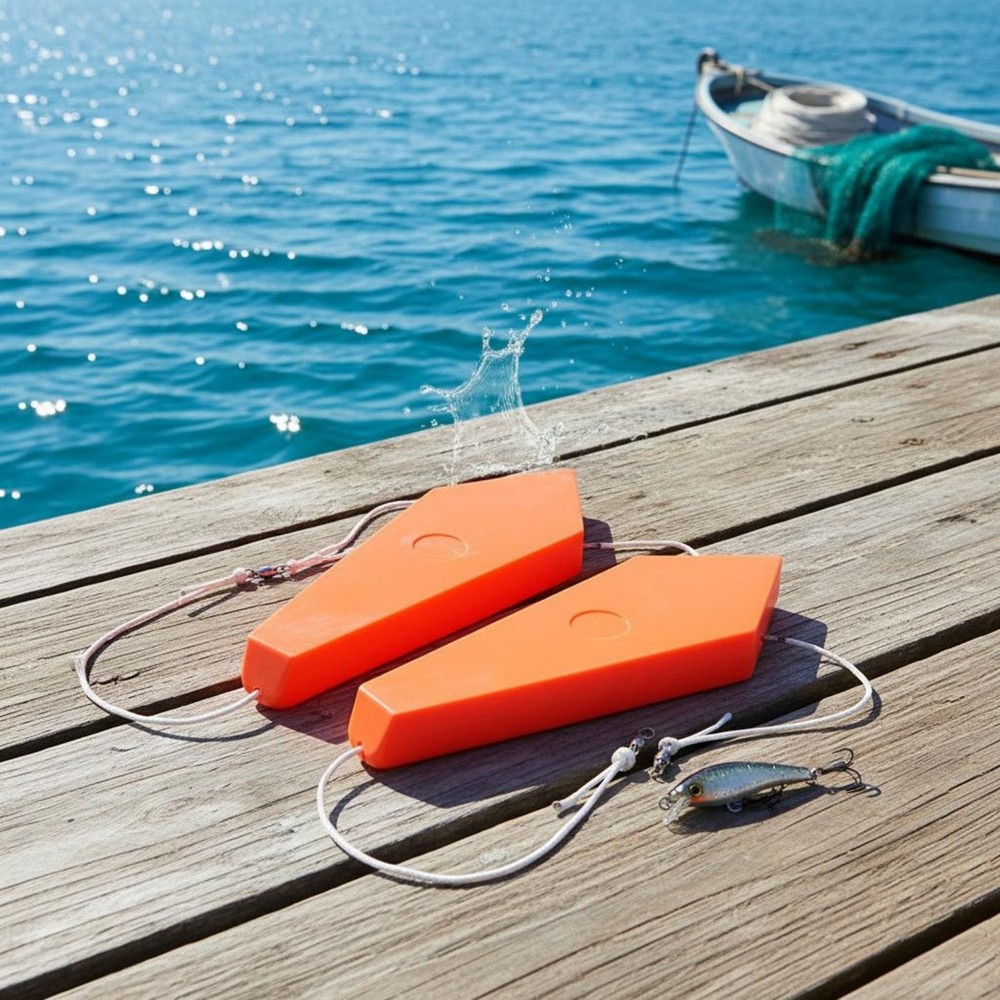 2 Pieces Surface Trolling Diver High Visibility Trolling Planer Board
