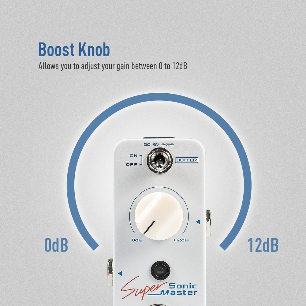Mini Pure Boost Pedal +12dB Gain