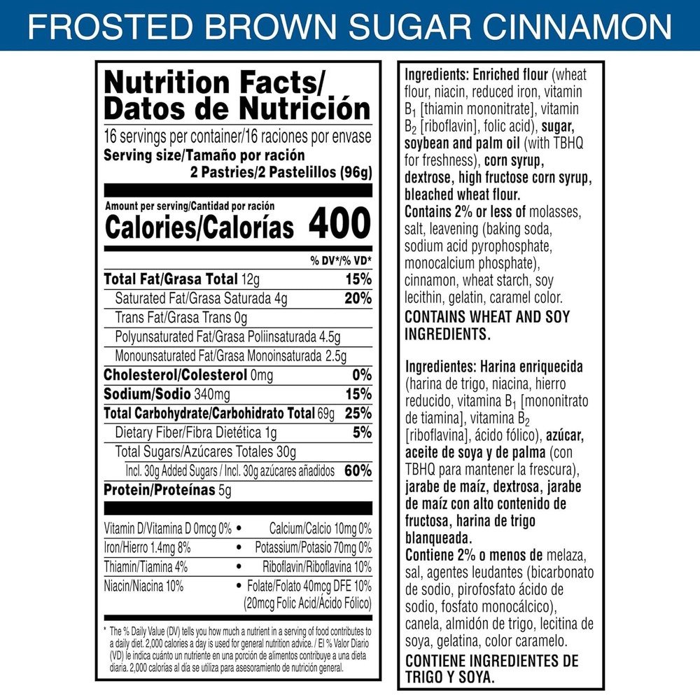 Frosted Brown Sugar Cinnamon Pop Tarts