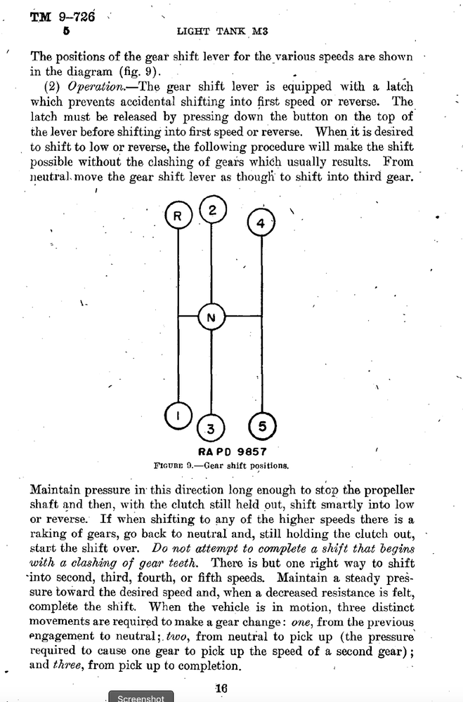 253 page 1942 LIGHT TANK M3 TM Technical Manual on CD