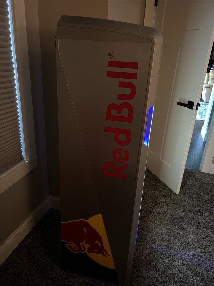 red bull fridge