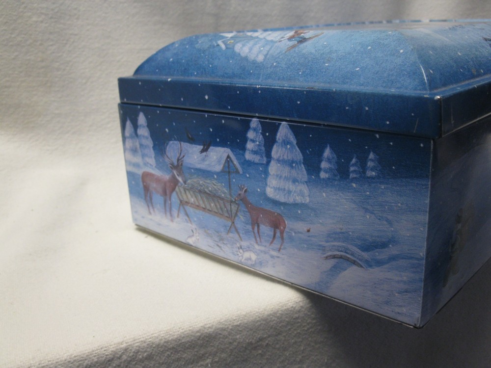 E. Otto Schmidt Christmas Biscuit Cookie Tin