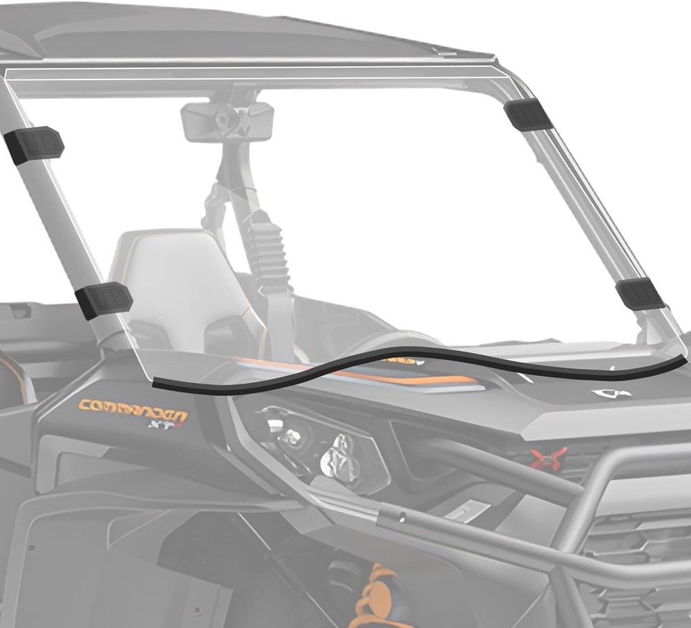 Full Front Windshield Scratch Resistant For Can-Am 2011-2020 Commander 800 1000