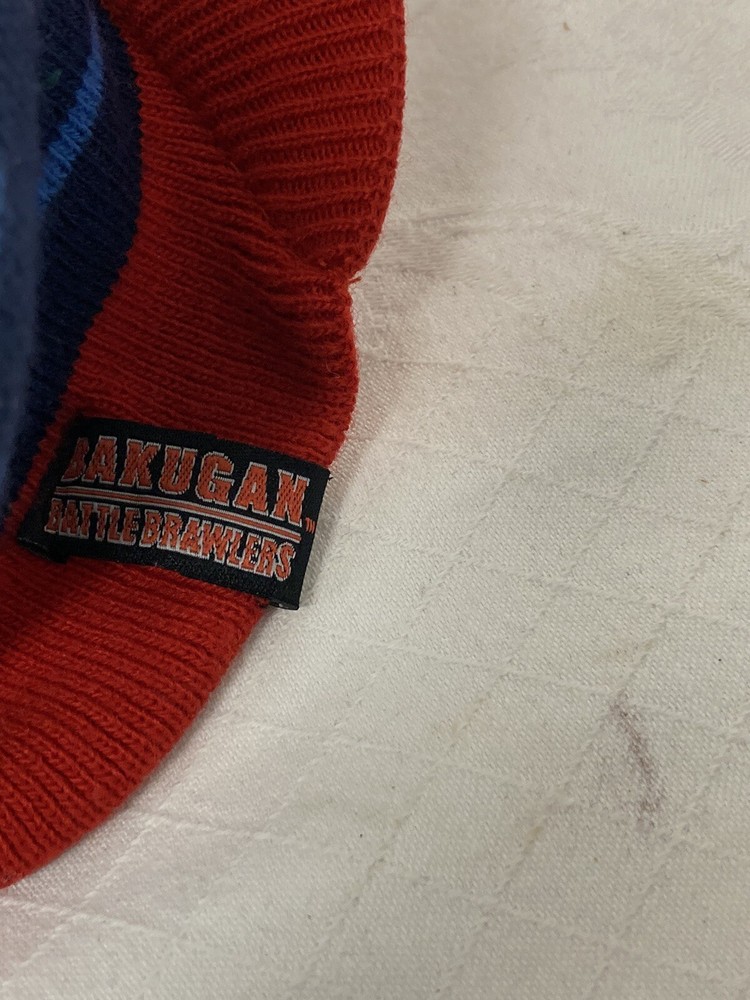 Bakugan Brawlers Hat Knit Blue Red