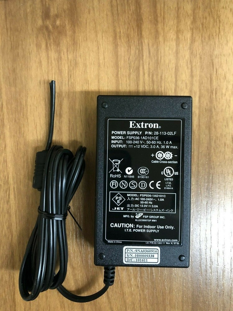 Extron Electronics 70-380-01 External Power Supply EPS 1230 C