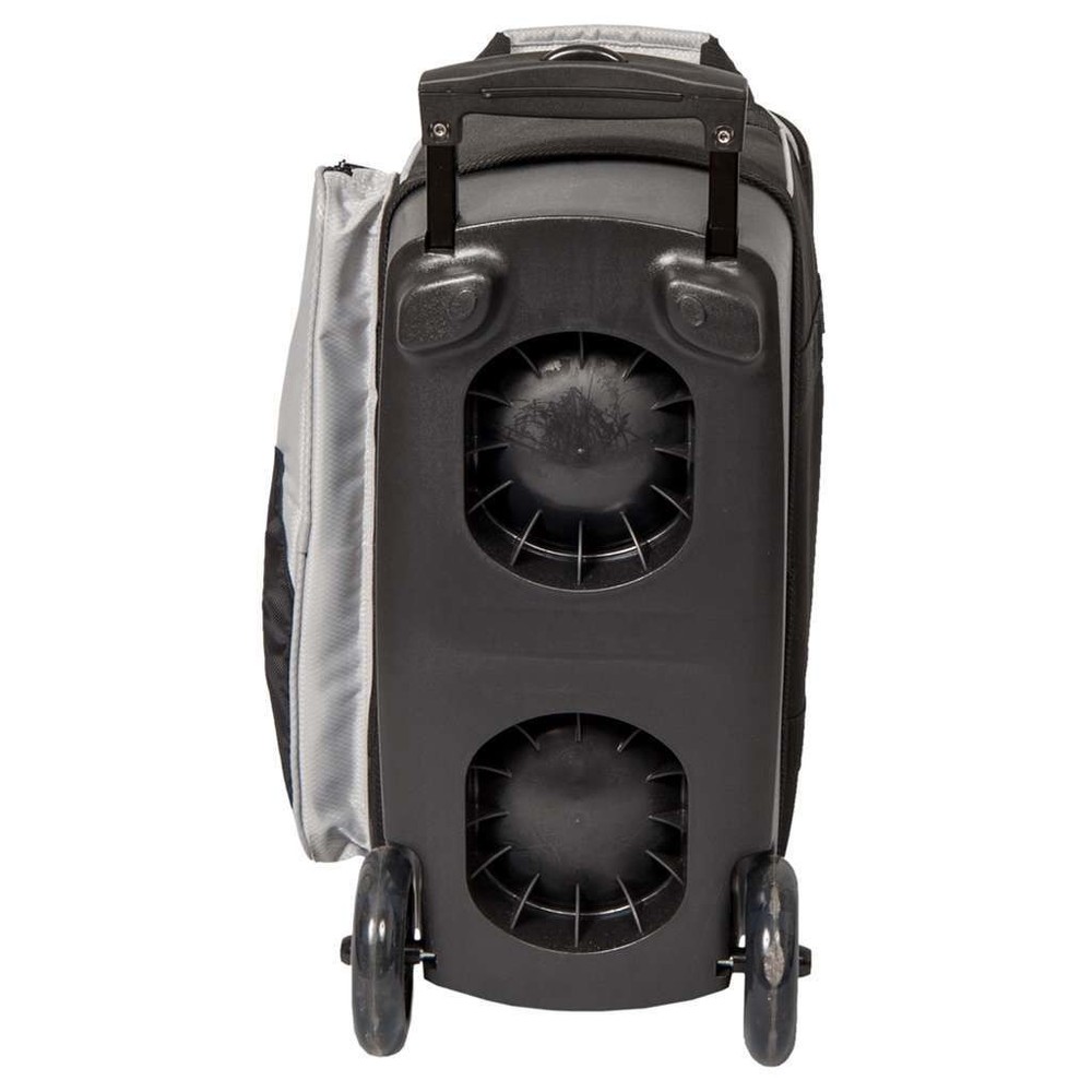 Moxy Blade Premium Double Roller Bowling Bag- Silver/Black