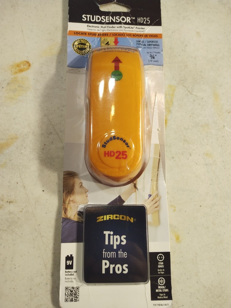 Zircon-StudSensor HD25 Stud Finder