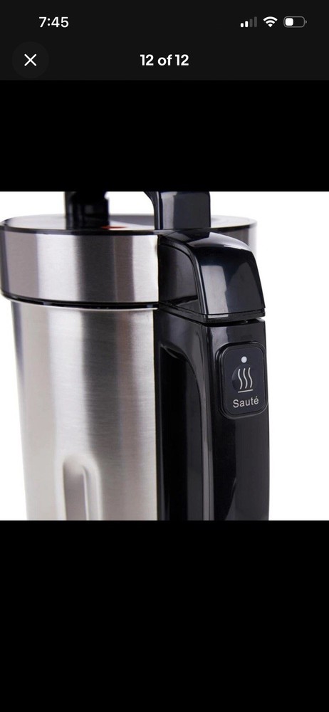 Curtis Stone Dura-Pan Multi-Function Smoothie or Soup Maker 1.6-Quart