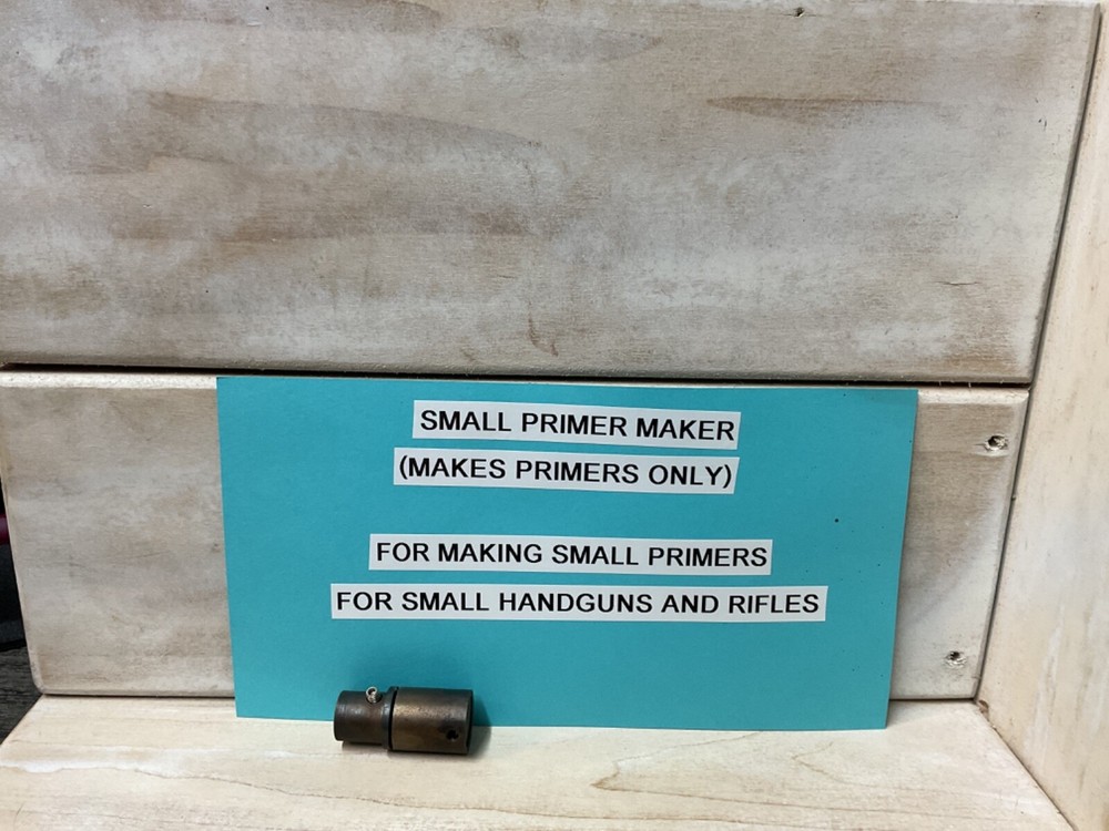 Small Primer Cup (makes primers ONLY)(LARGE AVAILABLE SEPARATELY)