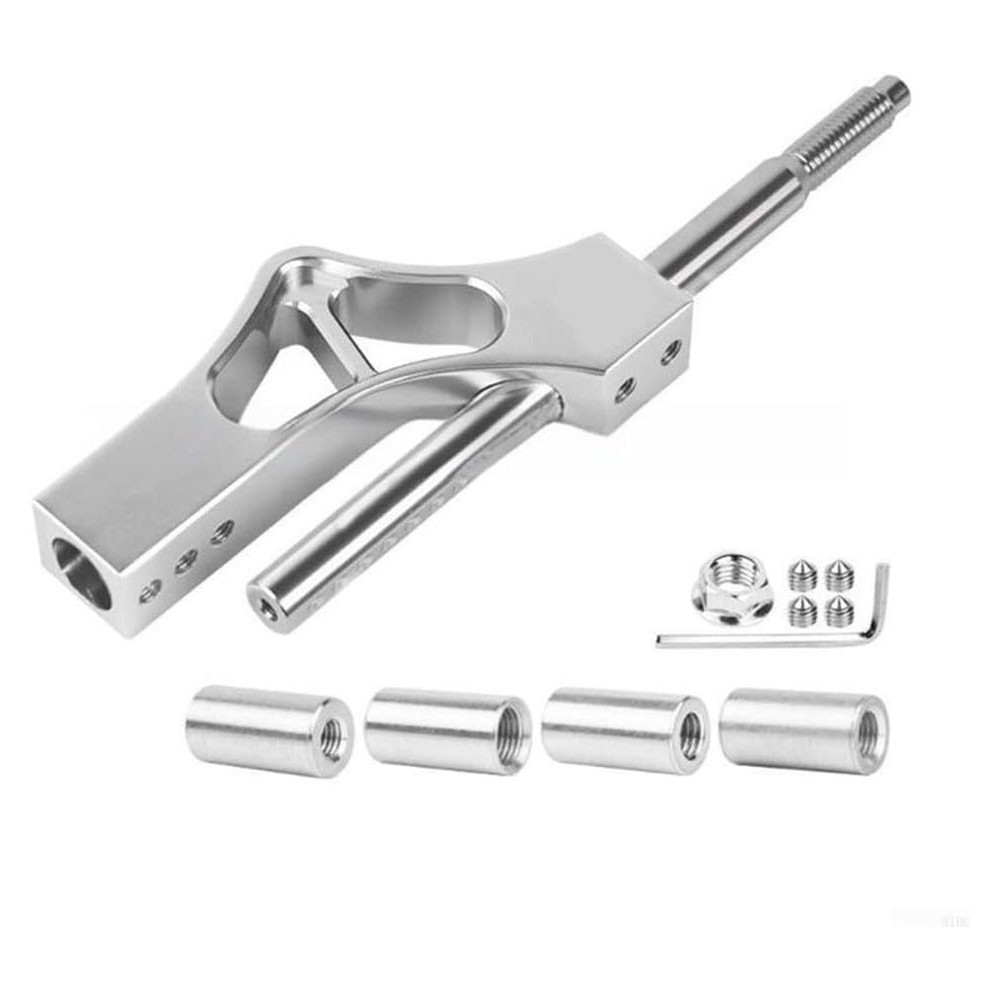 Car Adjustable Height Shift Lever Extension for Manual Shift Knob +Adapters