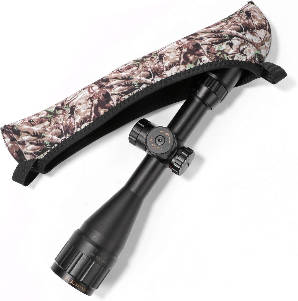 4-Pack Scope Cover Waterproof Neoprene Covers Optics Lens 12" Leaf