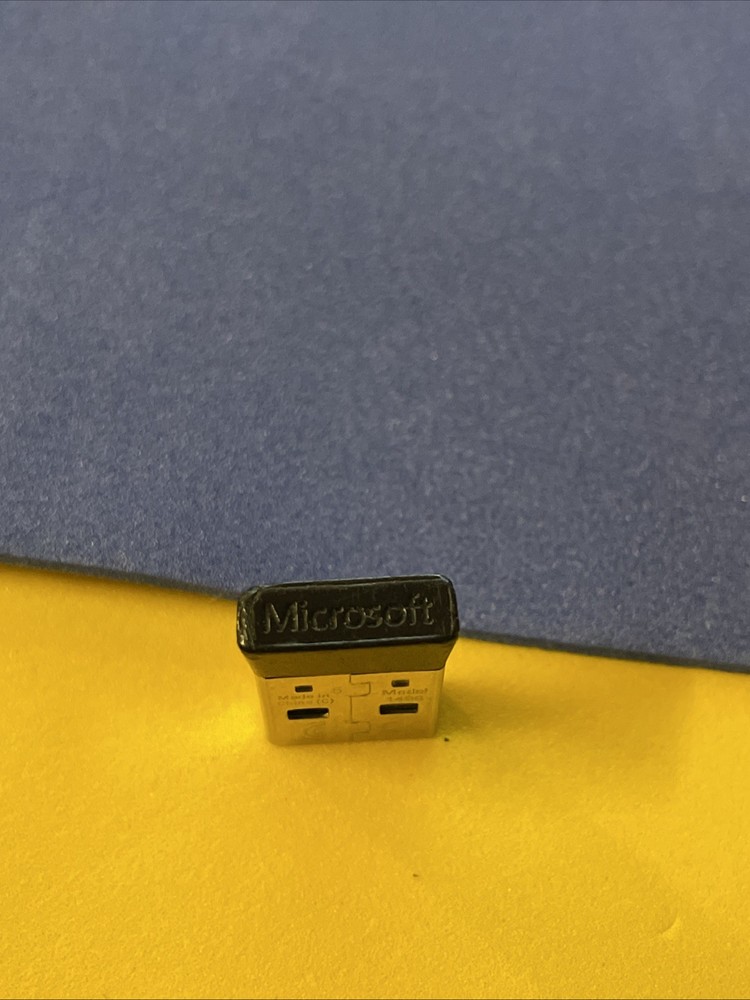 Original Microsoft Model 1496 Nano Wireless USB Adapter.