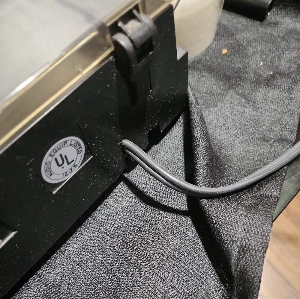 BSR XL-1200 Programmable Turntable Linear Belt Record TESTED Working see VIDEO