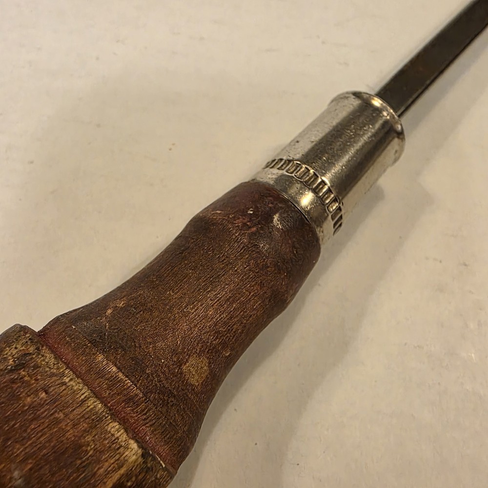 Flat Screwdriver Wood Handle 12"