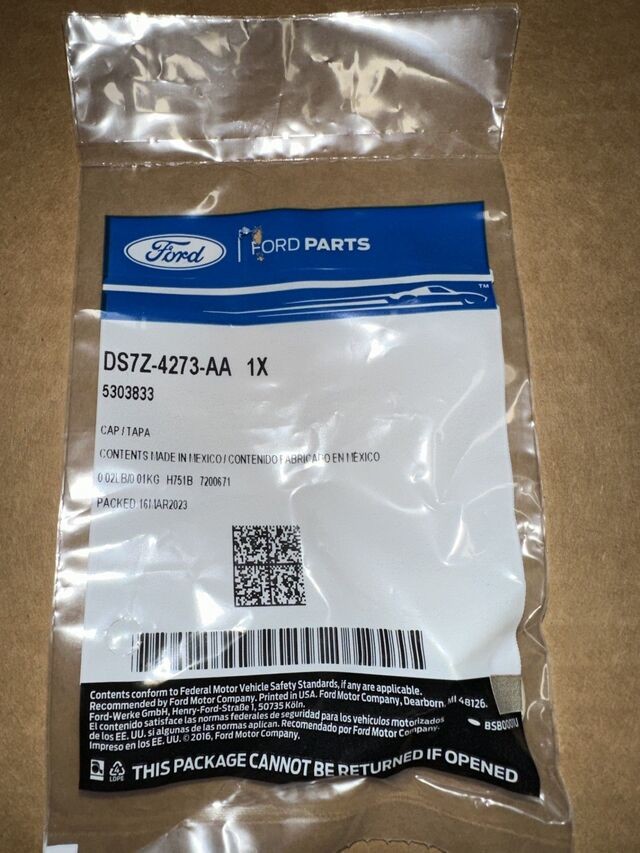 Genuine Ford Visor Cap DS7Z-4273-AA