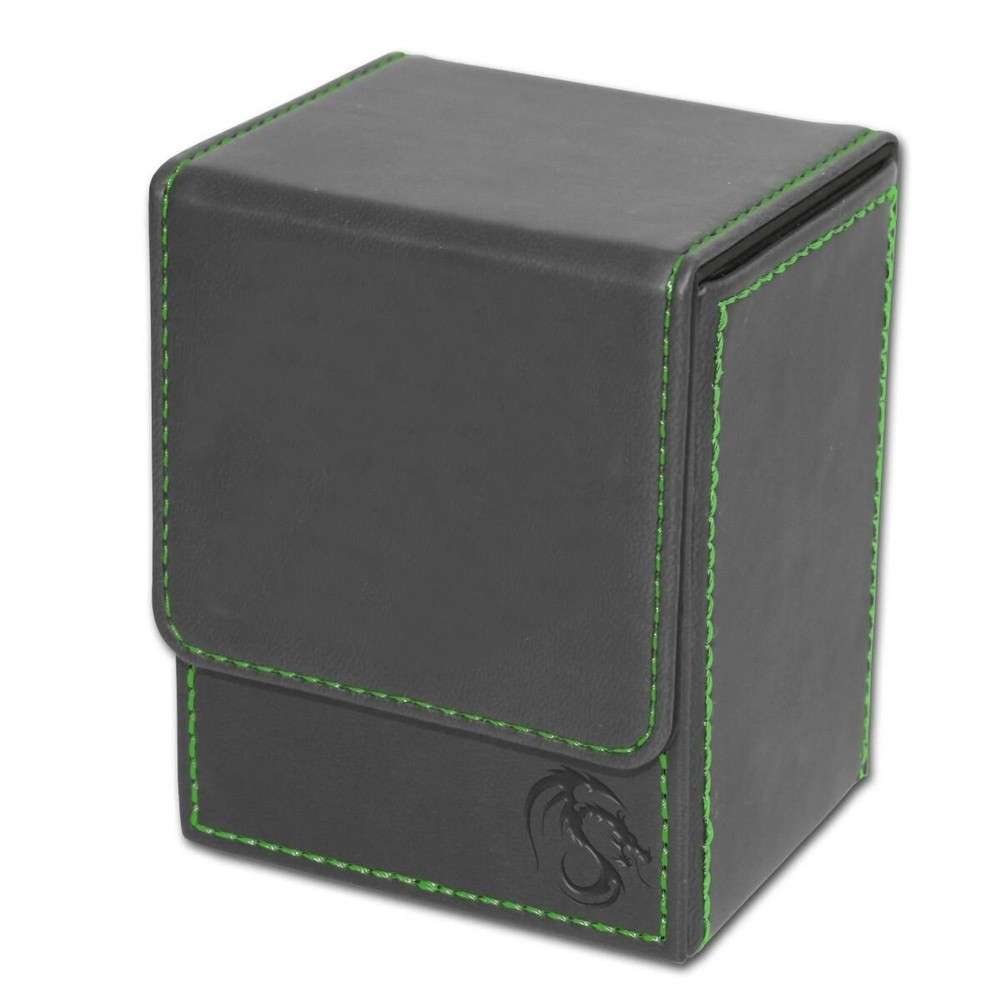1 BCW Gray With Light Green Stitch LX Deck Case