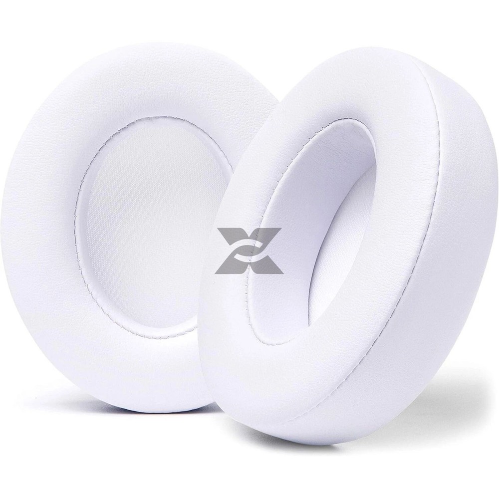 WHITE Replacement Cushions Ear Pads for Beats Studio2 / 3 Memory Foam Adhesive