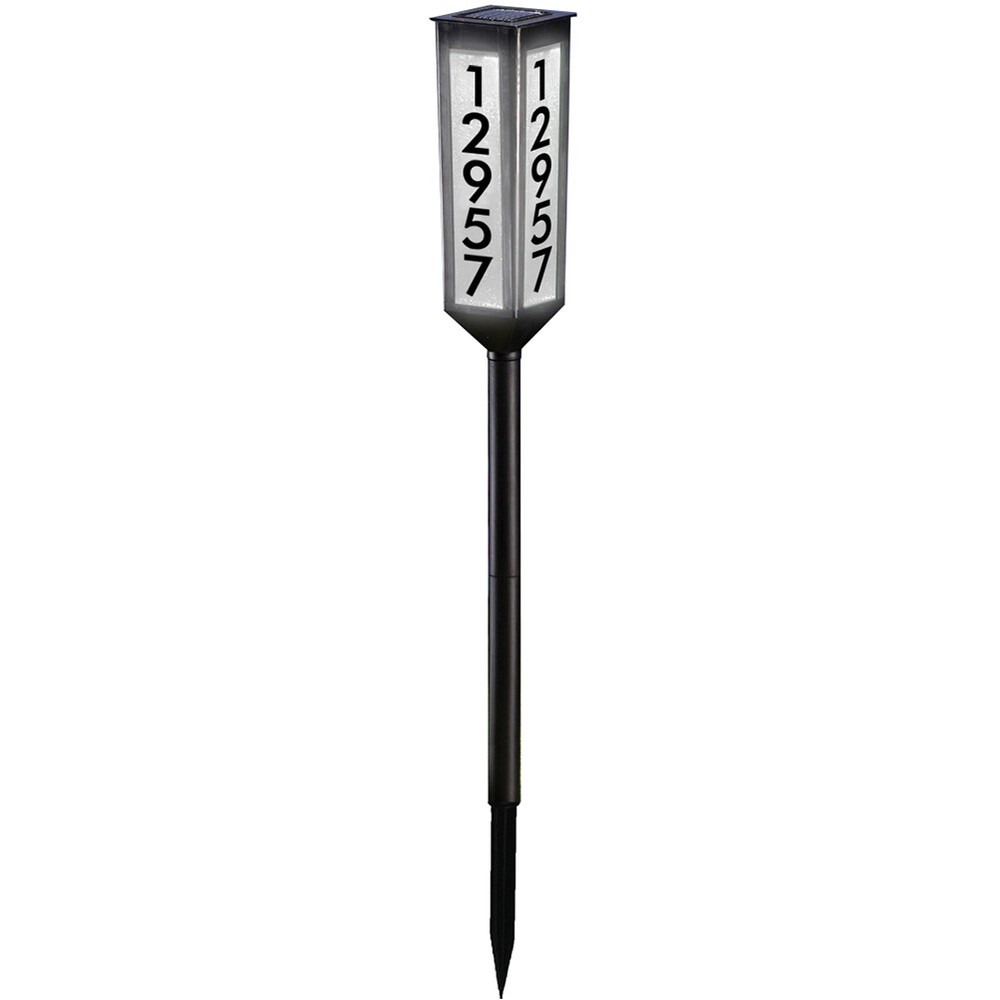 NEW! Solar Powered Address Stake - Wireless LED Light House Number -Customizable