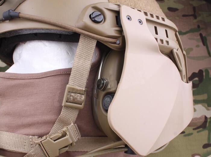 Tactical Fast Helmet Ears Protector Side Soft Covers for Fast Helmet Rail System